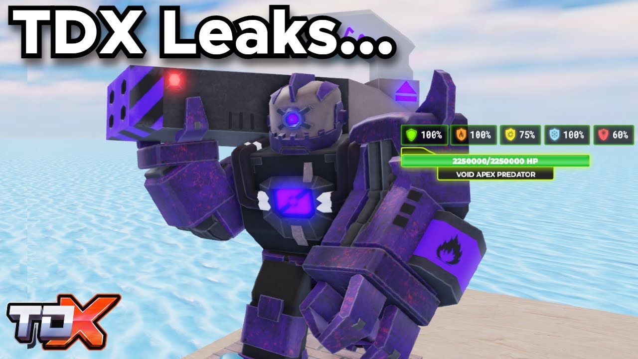 TDX Void Apex Predator Leaks #54 (PURPLE APEX PREDATOR REAL) - Tower Defense X Roblox