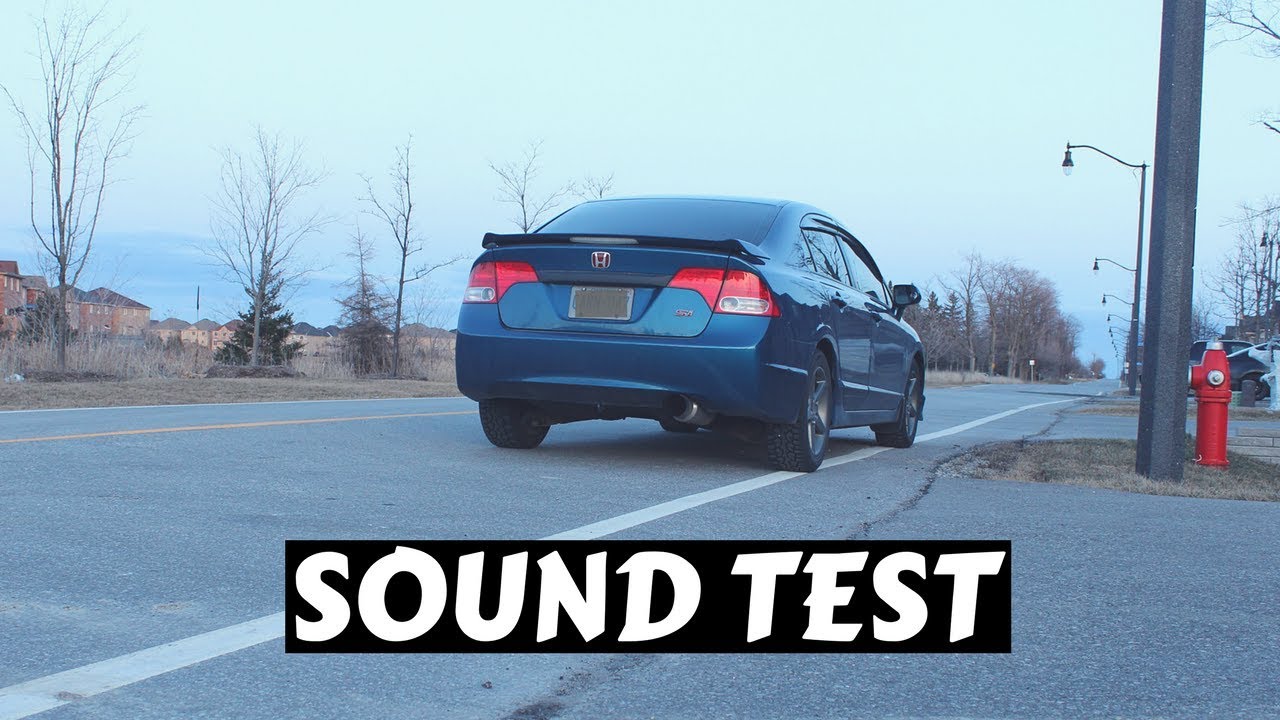 Invidia N1 Exhaust Sound - Civic Si