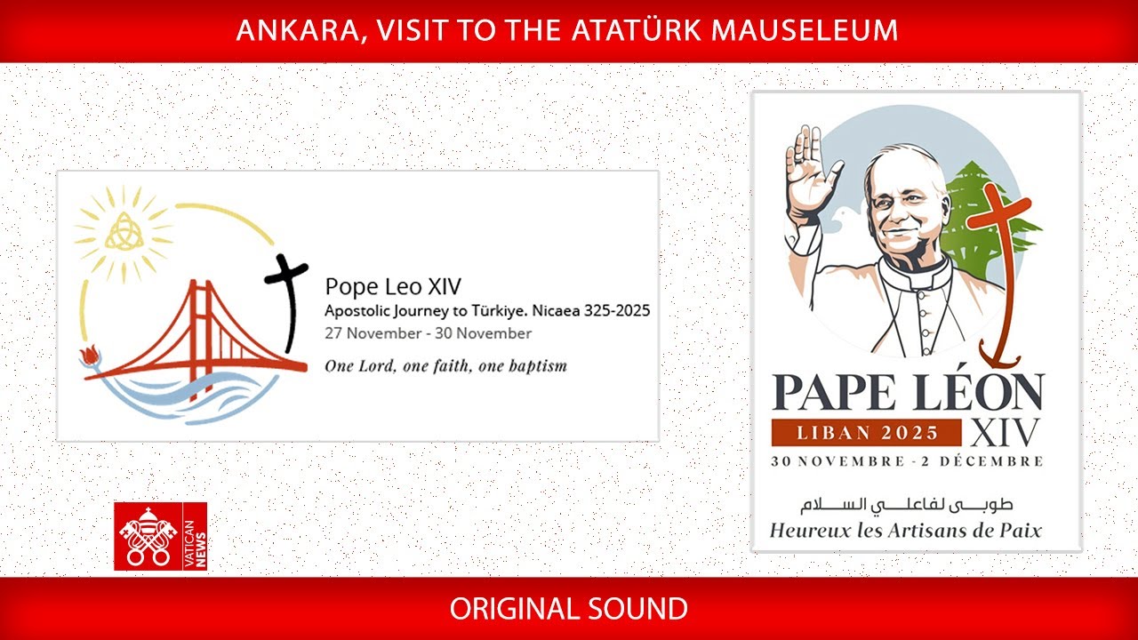27. November 2025 Ankara, Besuch des Atatürk-Mausoleums – Papst Leo XIV