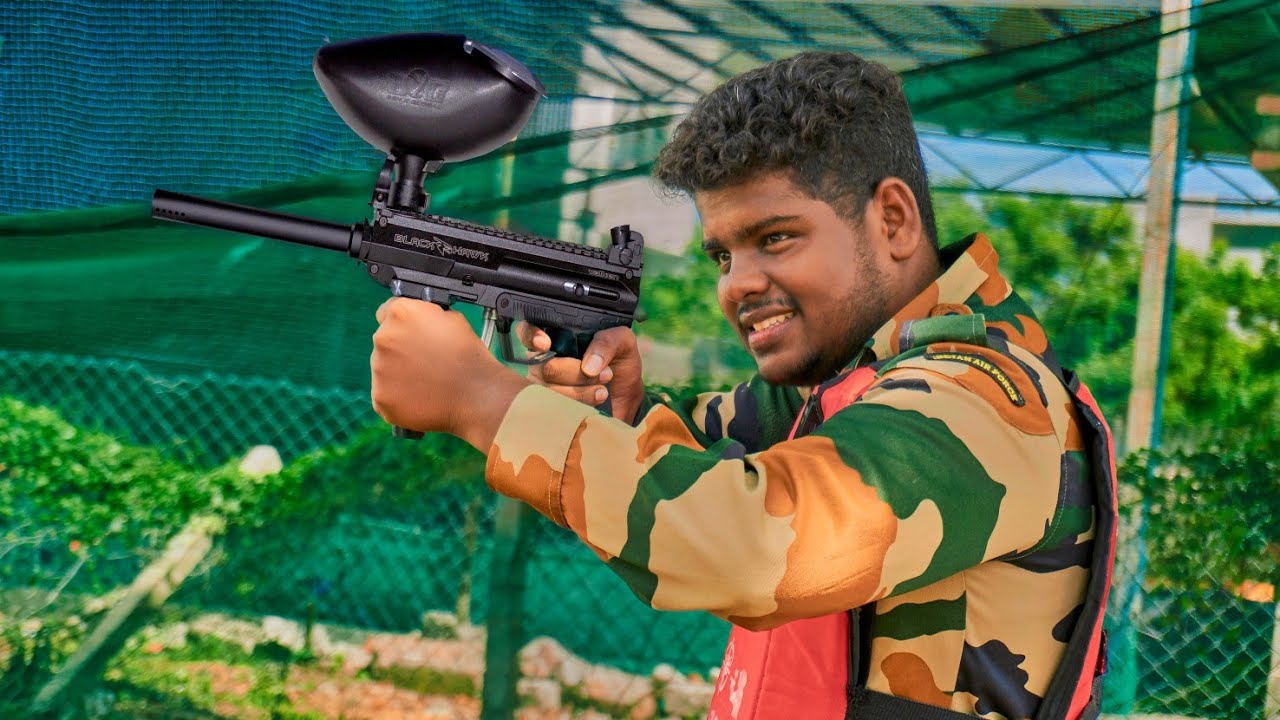 Doing Crazy with PaintBall Gun 🤯 PaintBall battle goes wrong #spoutoffocus #offsquad