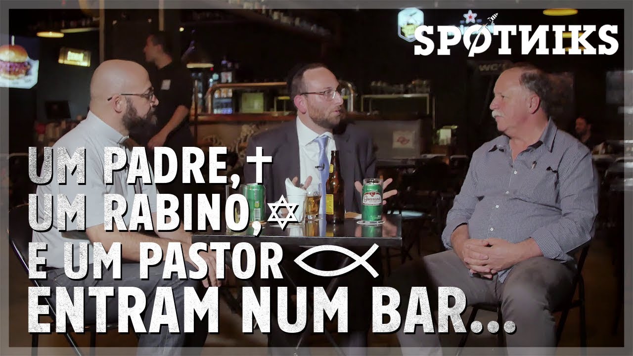 Um padre, um rabino e um pastor entram num bar...