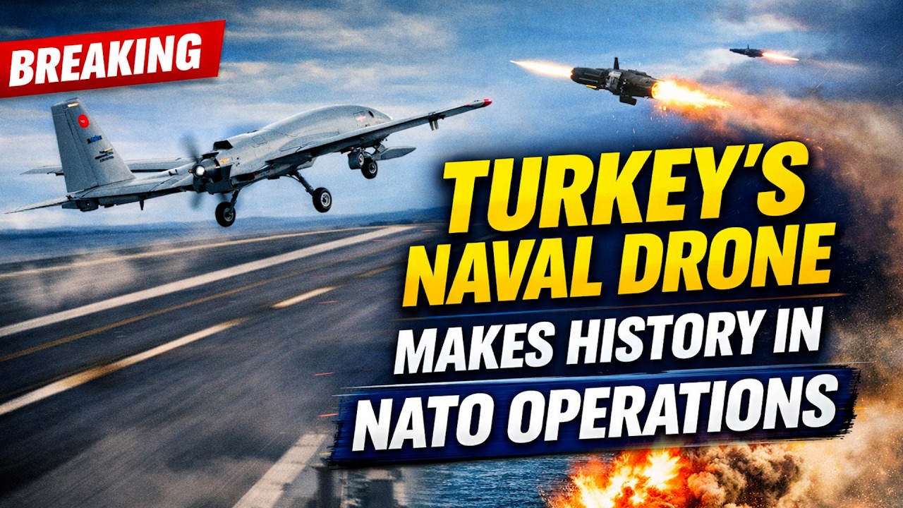 Turkey&rsquo;s Naval Drone Bayraktar TB-3 Makes History in NATO Operations