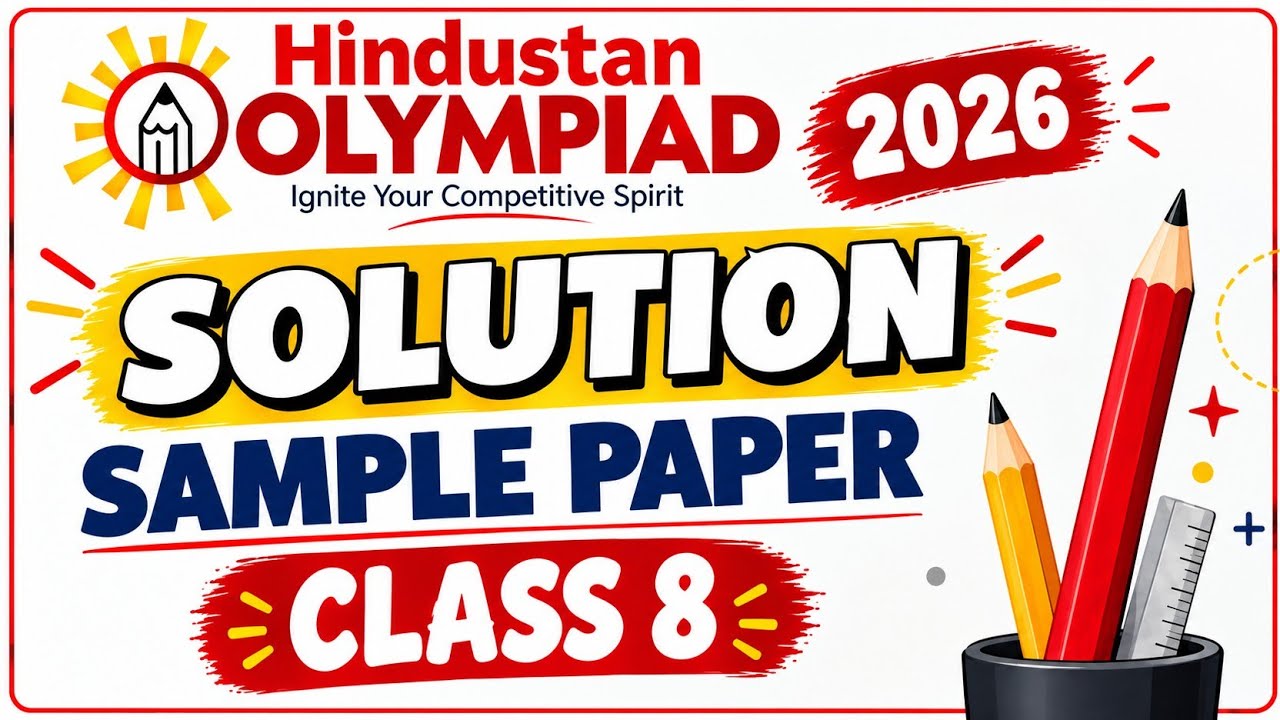 Sample paper solution of Hindustan Olympiad 2026 class 8. #howto #class8 #mathematics #howto #prep