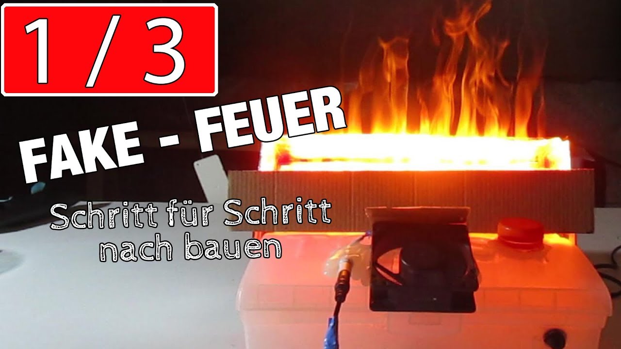 DIY - FAKE FIRE KAMIN Schritt für Schritt nachbauen (1/3)