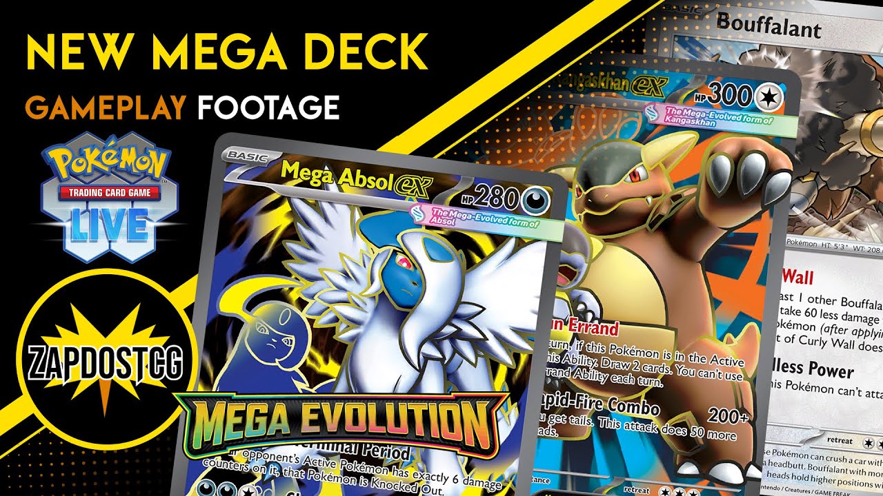 BUSTED Mega Kangaskhan ex / Mega Absol ex Deck - Mega Evolution Decklist! (Pokemon TCG)