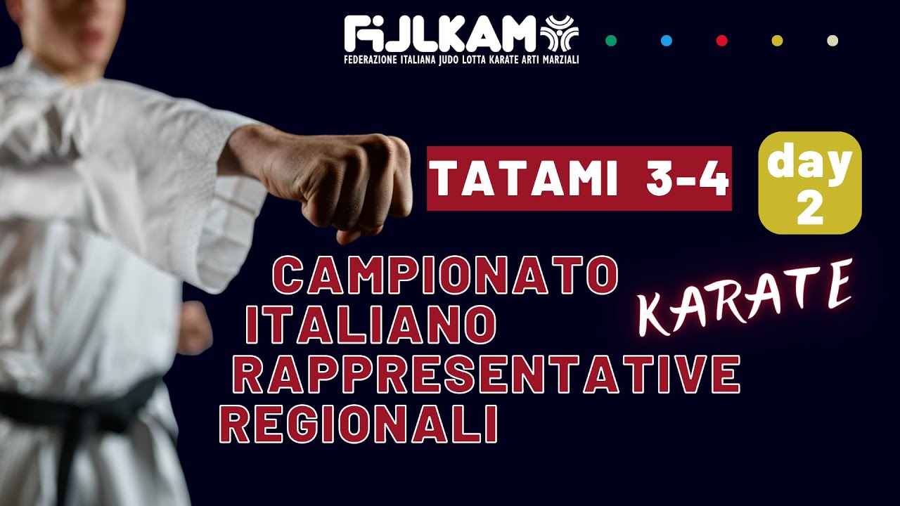 Karate - Campionato Italiano Rappresentative Regionali 2022 - Tatami 3/4 - day2