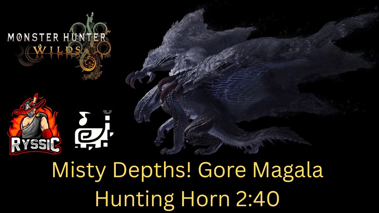 Misty Depths! Gore Magala Speedrun in 2:40 with Hunting Horn