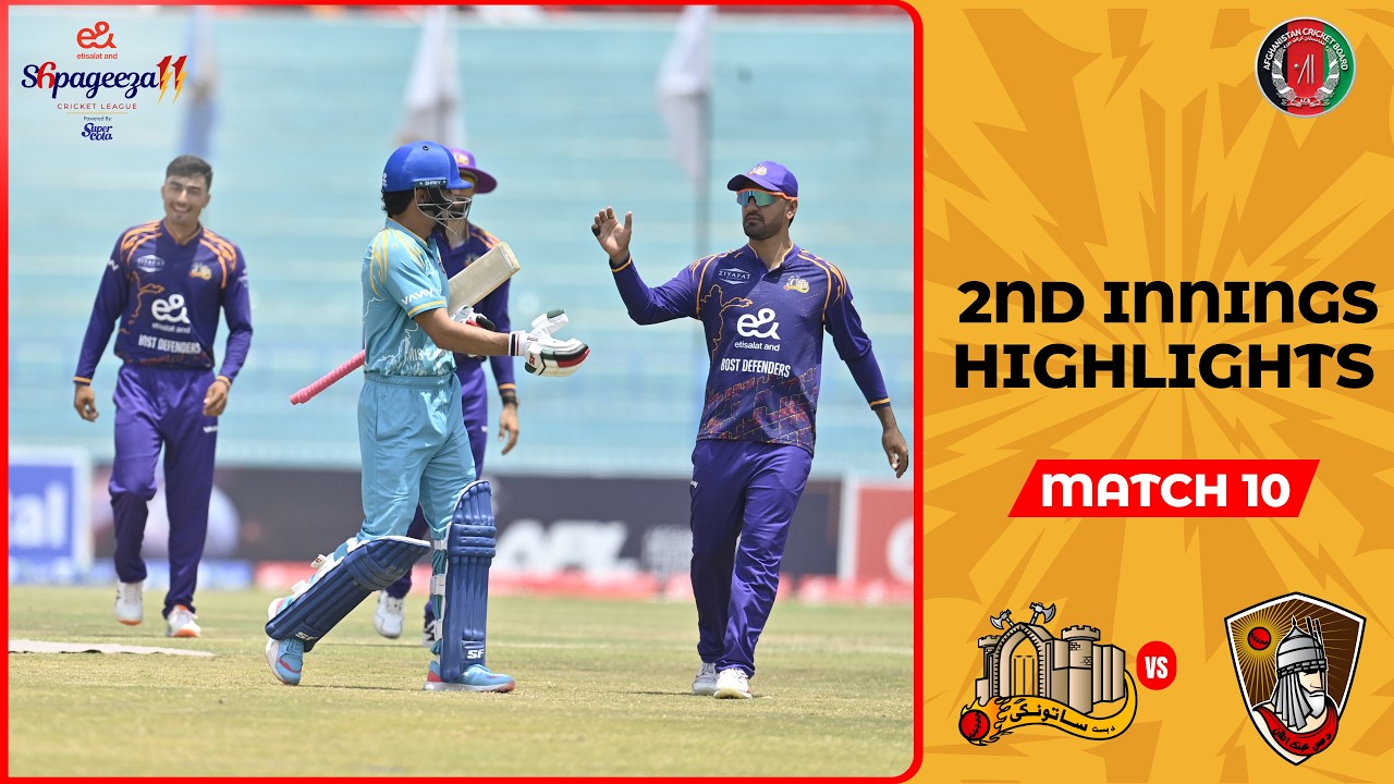 2nd Innings Highlights | Bost Defenders vs Knights | Match 10 | Shpageeza Cricket League T20 | 301T
