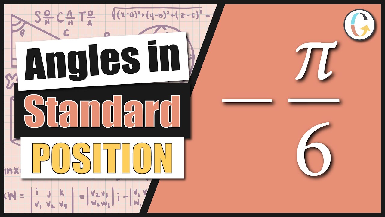 Draw -1/6 pi radians in standard position