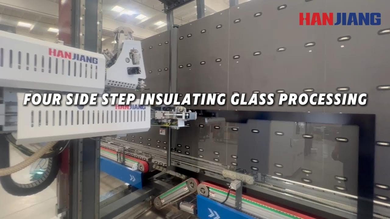 FOUR SIDE STEP INSULATING GLASS PROCESSING