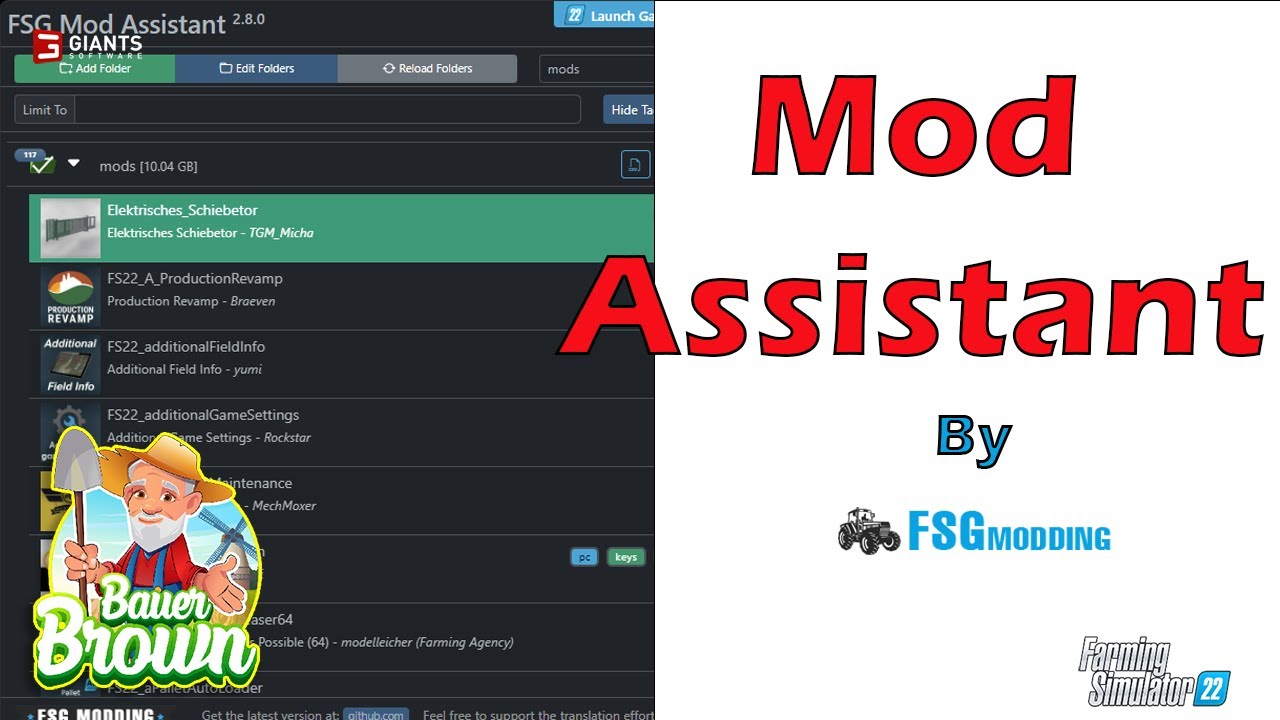 Must have app for Farming Simulator: Mod Assistant!