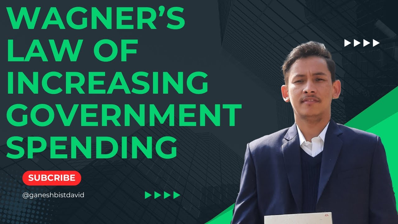 Wagner's Law of Increasing Government Spending || Theory of Public Expenditure
