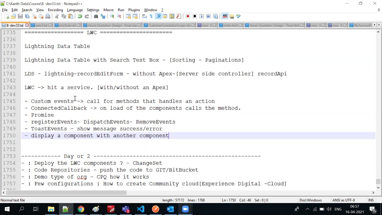 Salesforce Advance Dev Class 23, LWC Basics Part 4