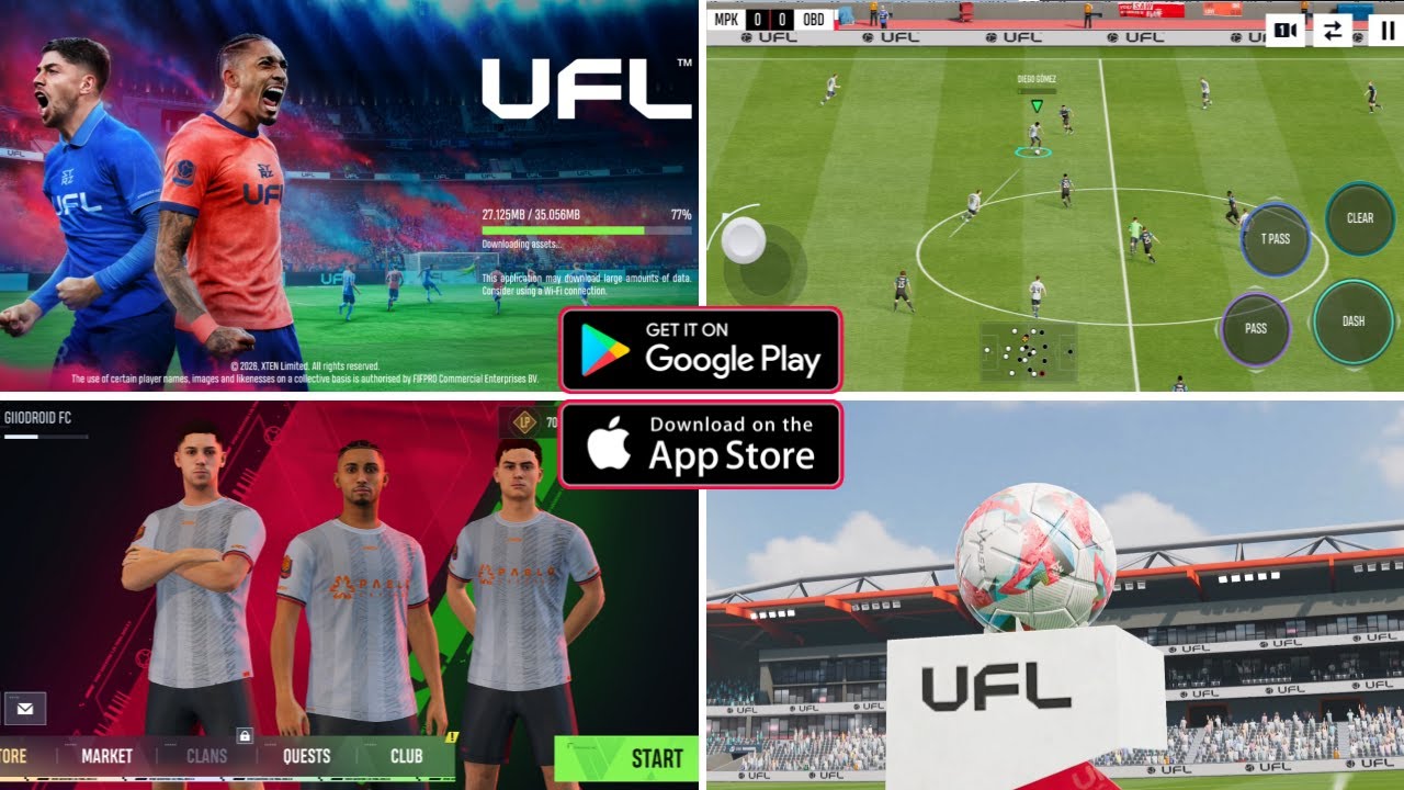 CORRE YA! UFL MOBILE 2026 BETA OFICIAL ✅ REVIEW COMPLETO NOVEDADES Y GAMEPLAY, NUEVO JUEGO DE FUTBOL