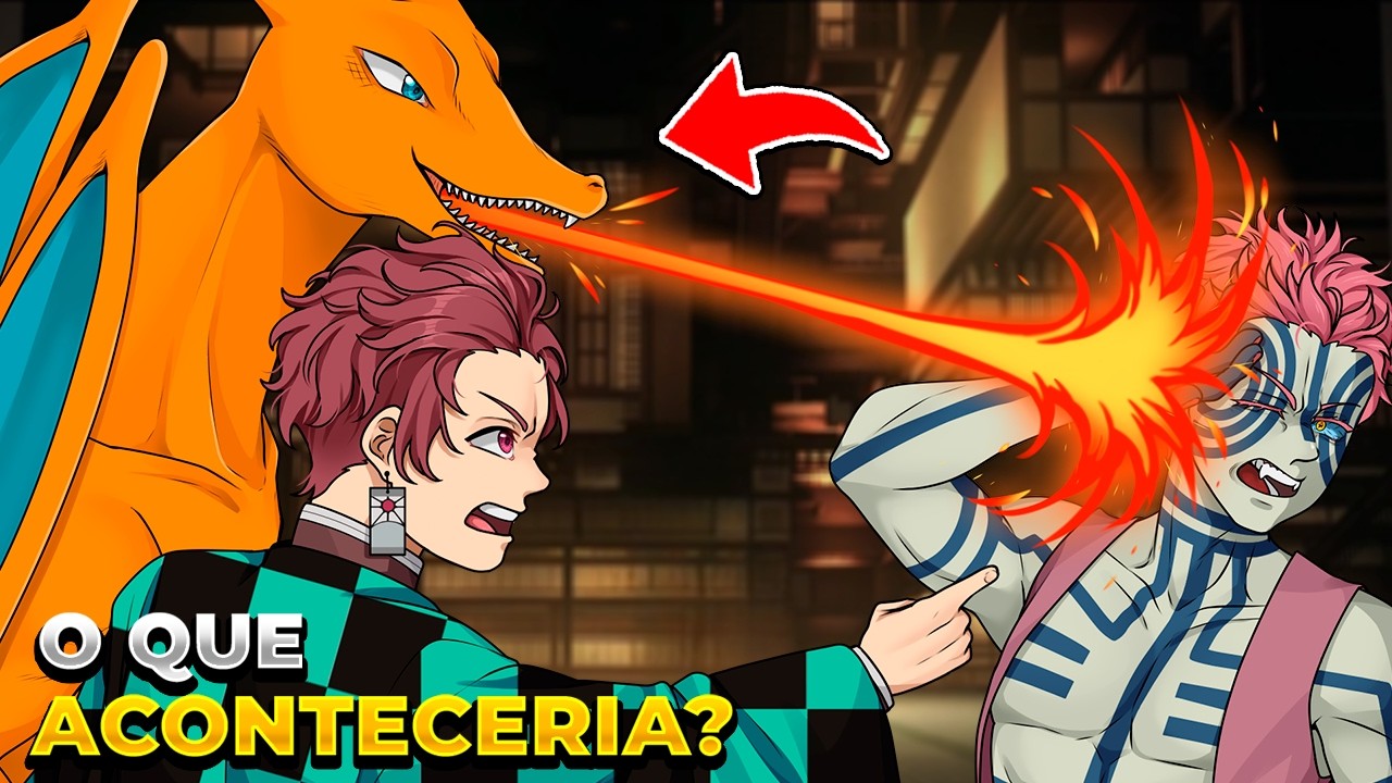 E SE EXISTISSEM POKEMONS EM DEMON SLAYER? O QUE ACONTECERIA!? | KIMETSU NO YAIBA