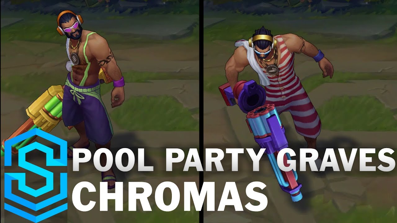 Pool Party Graves Chroma Skins
