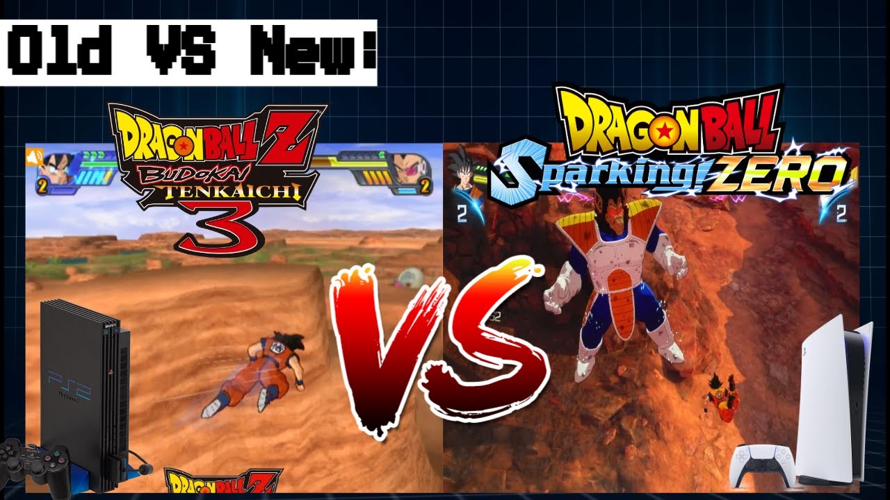 Dragon Ball Sparking Zero (PS5) vs Dragon ball Z Budokai Tenkaichi 3 (PS2)