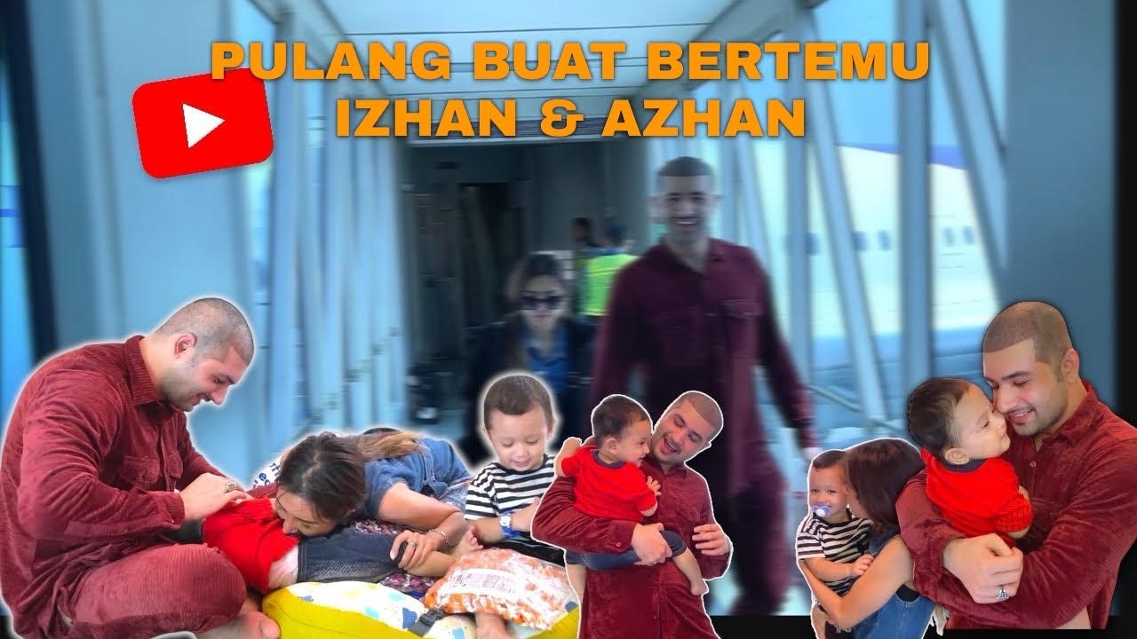PULANG INDONESIA KETEMU IZHAN & AZHAN! RINDU BANGET!!!