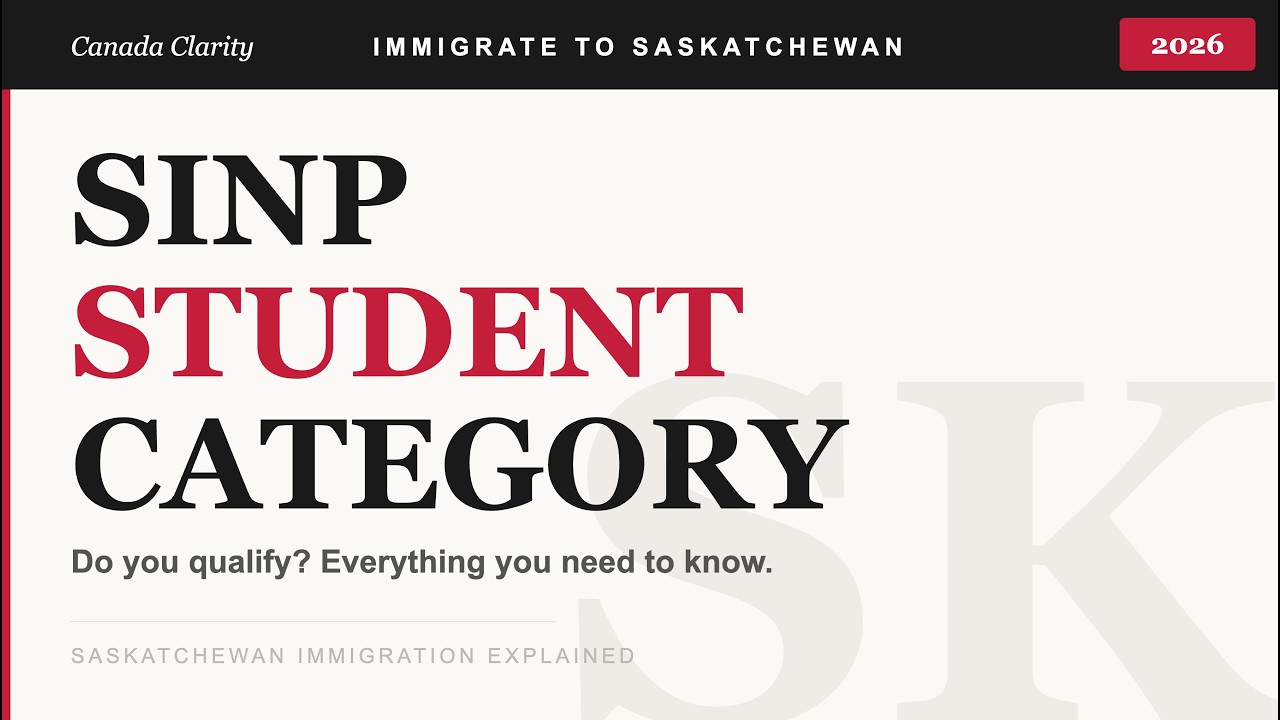 SINP Student Category Explained &ndash; How to Get Nominated in Saskatchewan (2026)