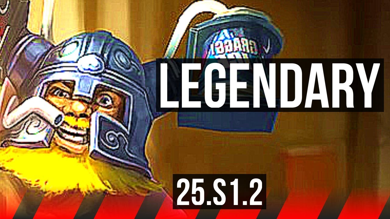 OLAF vs WARWICK (TOP) | 8/0/5, Legendary, 700+ games | KR Master | 25.S1.2