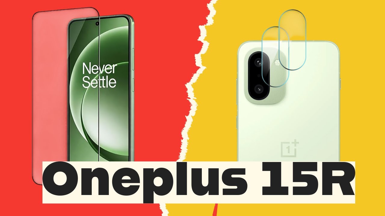 Защитное закаленное стекло для OnePlus 15R | Фронтальная камера и объектив |