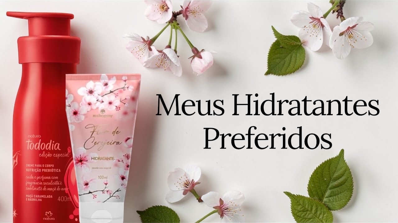 4 HIDRATANTES QUE SUBSTITUEM PERFUME 