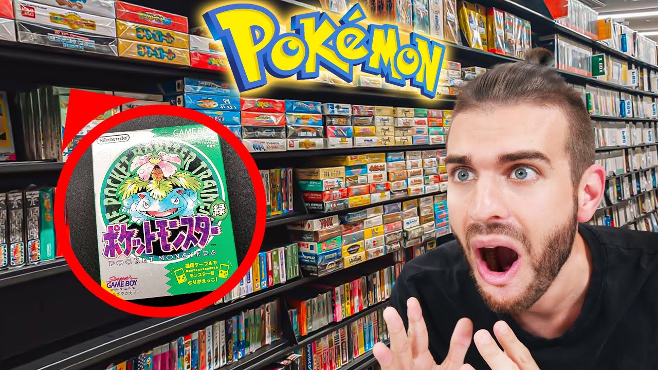 A CACCIA DI VIDEOGIOCHI POKEMON *RARISSIMI* IN GIAPPONE (con l'esperto)
