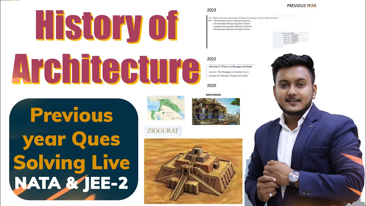 Mesopotamia Civilization History of Architecture - JEE Mains Paper 2 & NATA 2024 With PYQ Solution