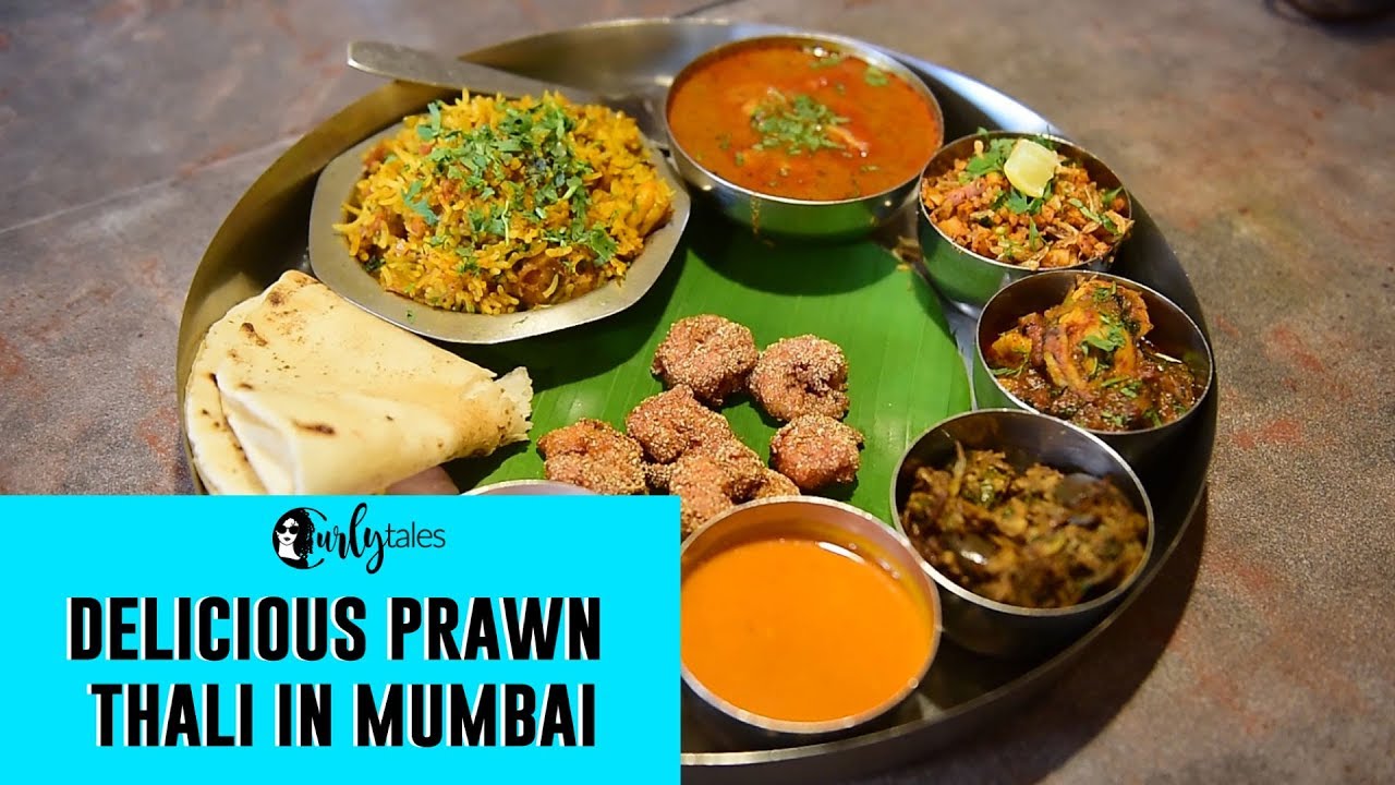Delicious Prawn Thali at Chaitanya Restaurant In Mumbai | Curly Tales