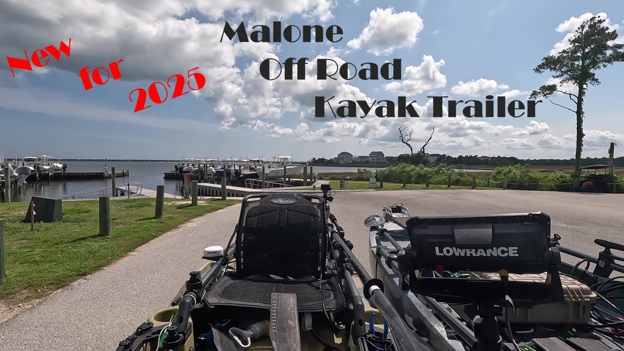 New for 2025 Malone Off Road Kayak Trailer