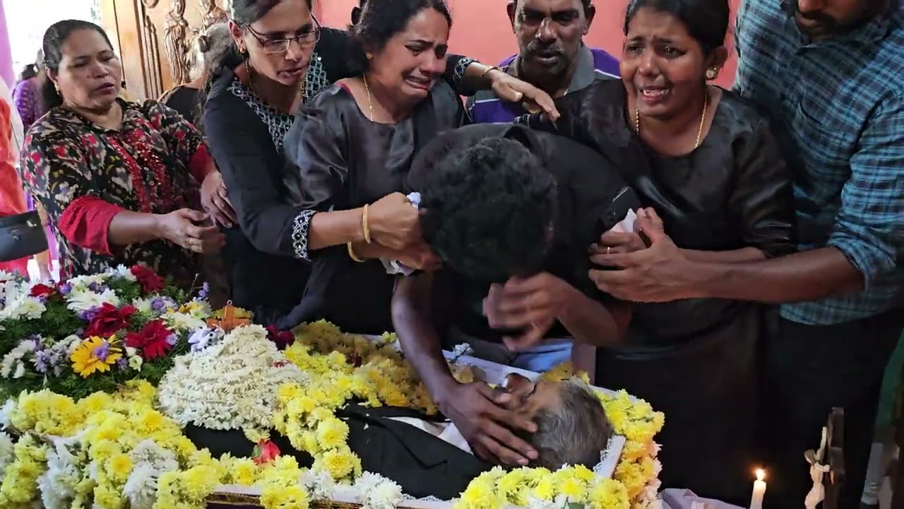 Funeral of loving Felix Veigas(63) h/o late Nathalia f/o Roopa, Jena & Roshan Mathew, Farla Bantwal