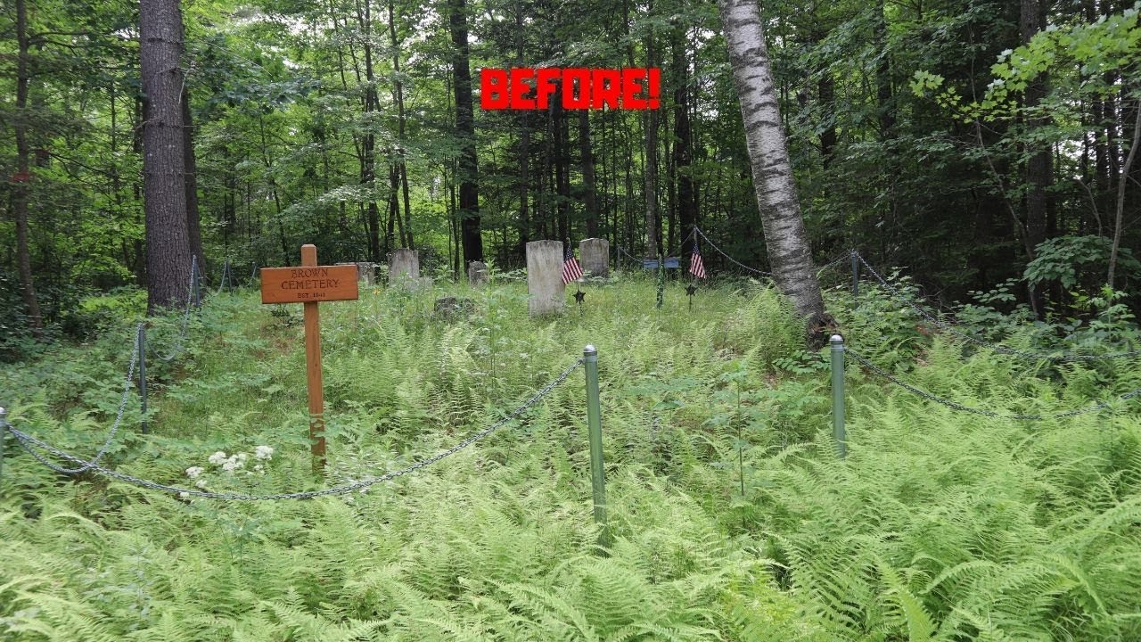 Restoring and Cleaning a 170 Year old FORGOTTEN Cemetery!