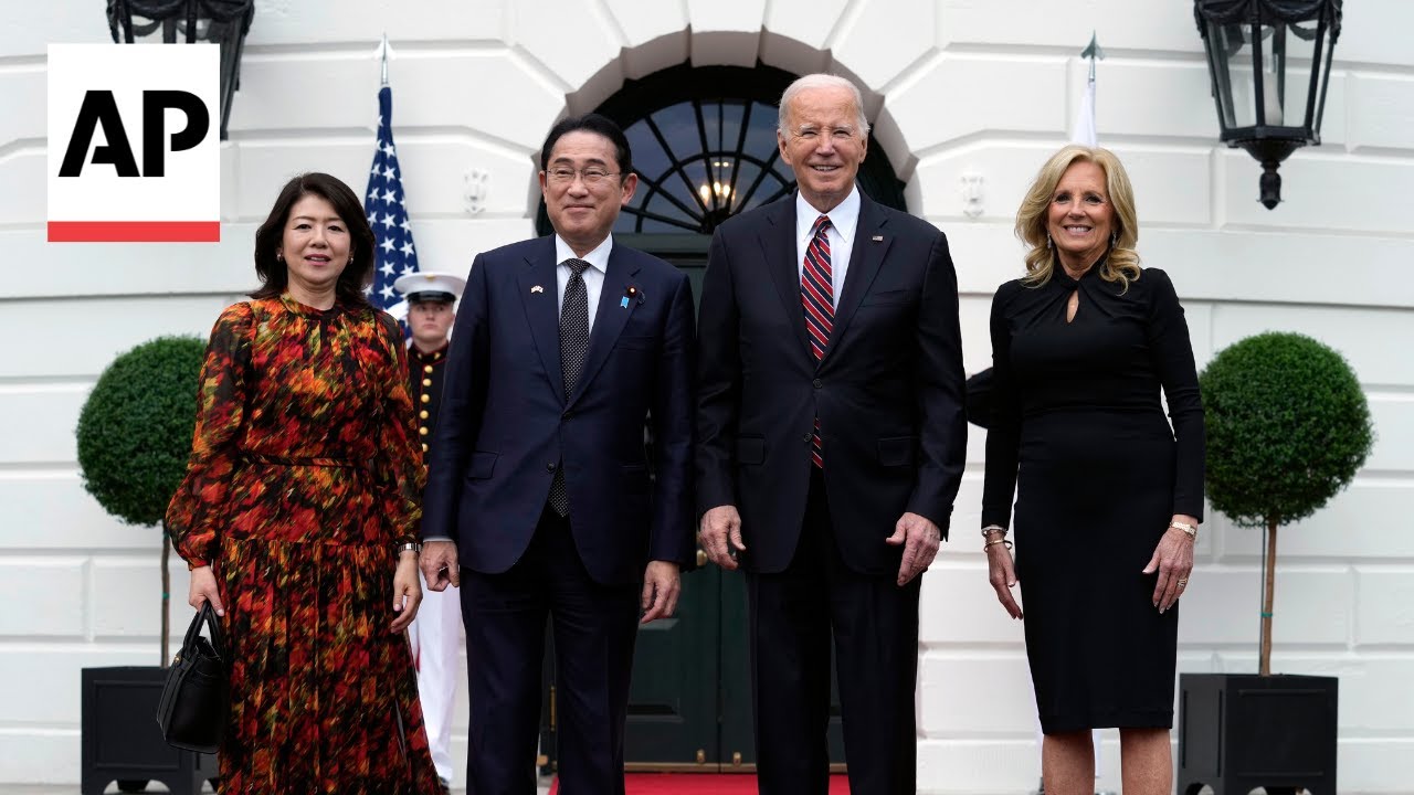 Biden welcomes Japan PM Fumio Kishida to White House