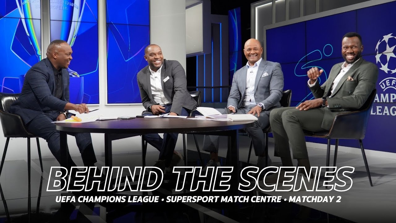 SuperSport UEFA Champions League Match Centre BTS featuring Benni McCarthy