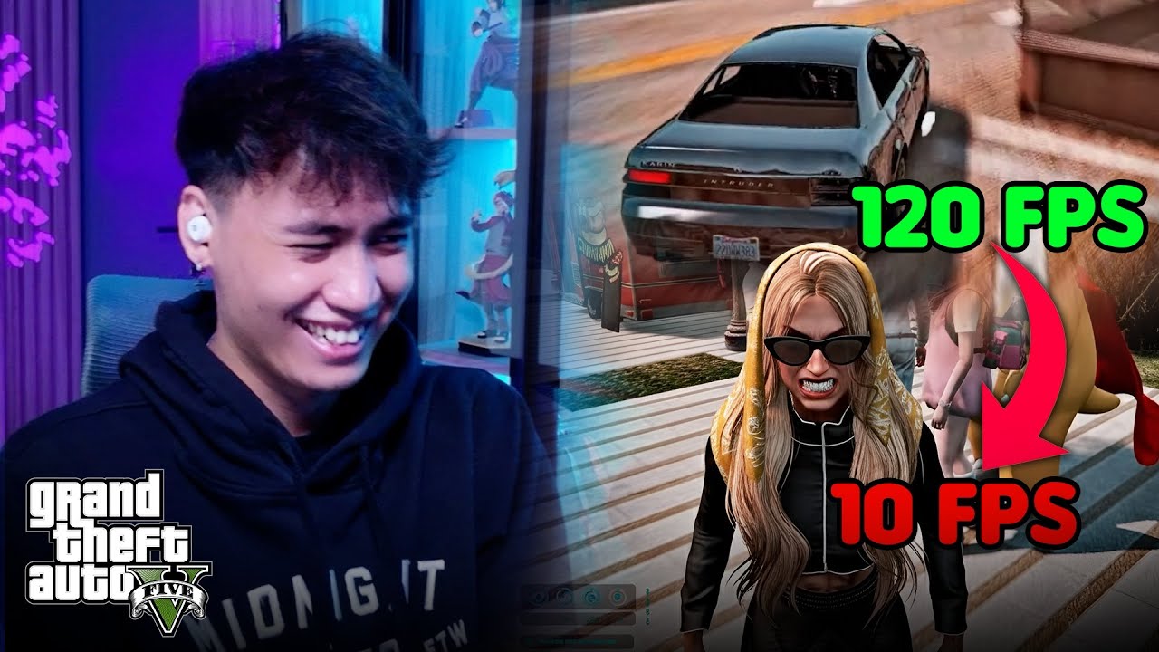 TROLL YOUTUBER GTA 5 BUAT LAG - GTA 5 ROLEPLAY