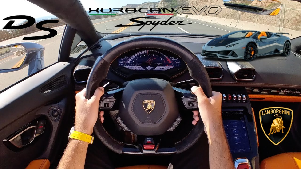 Lamborghini Huracan Evo Spyder (POV Review & Drive) - The Perfect Summer Supercar