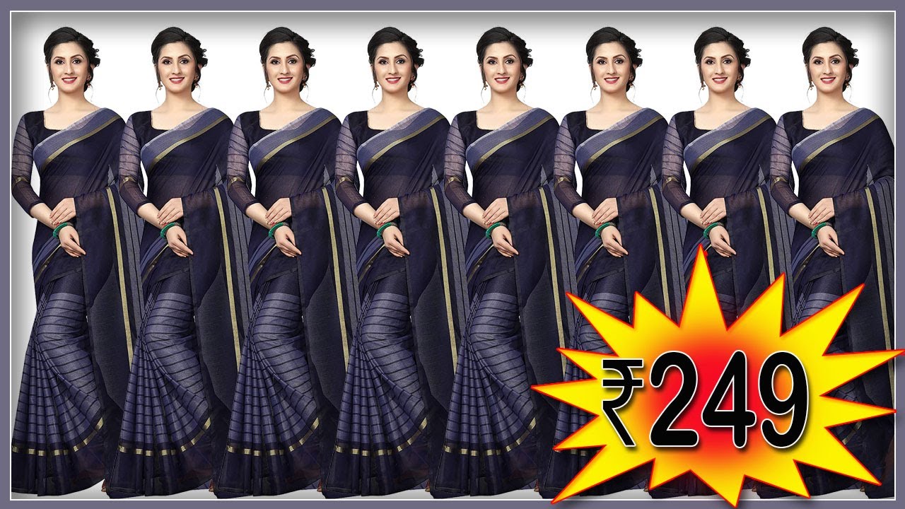 🌺📢30 Collection Amazon Sarees Below 300💖💥Saree in amazon🌺Party wear saree💖Color Variants🔴🟢🔵