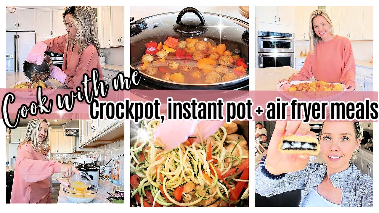 *NEW* EASY SUMMER CROCKPOT, AIR FRYER + INSTANT POT MEALS TIFFANI BEASTON HOMEMAKING SAHM COOK W ME