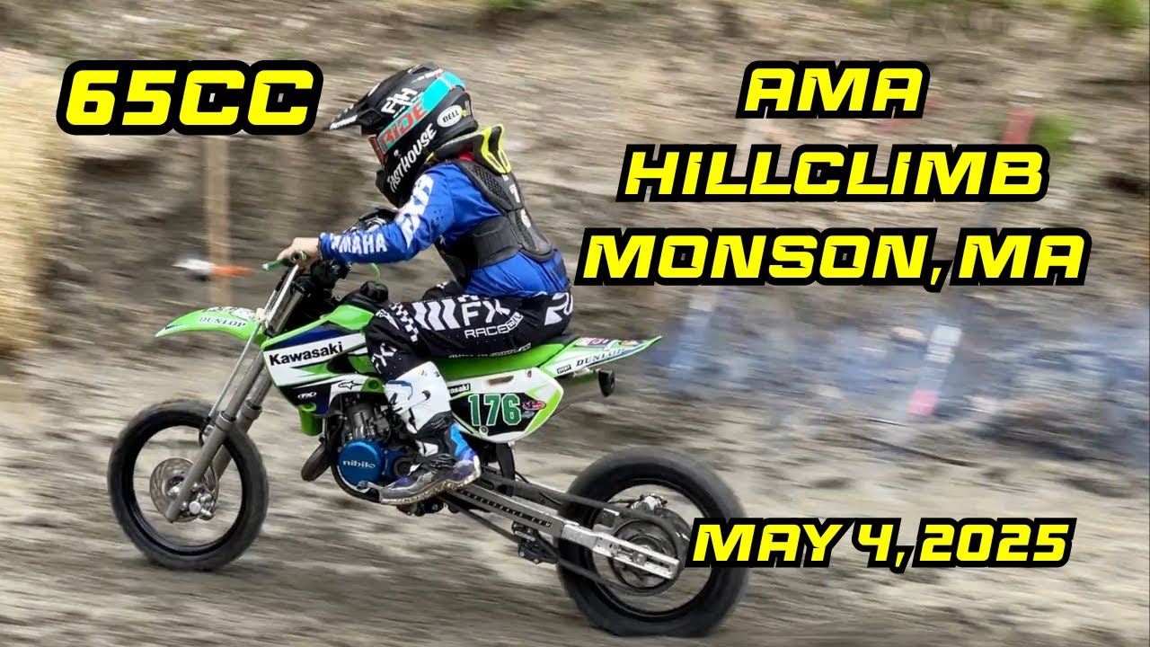 65cc Class - Quaboag Riders Hillclimb in Monson, MA 5/4/2025