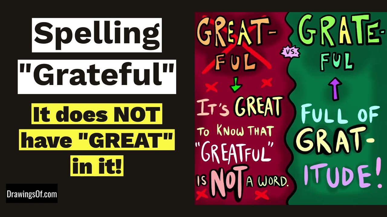Spelling Grateful Correctly: a Trick