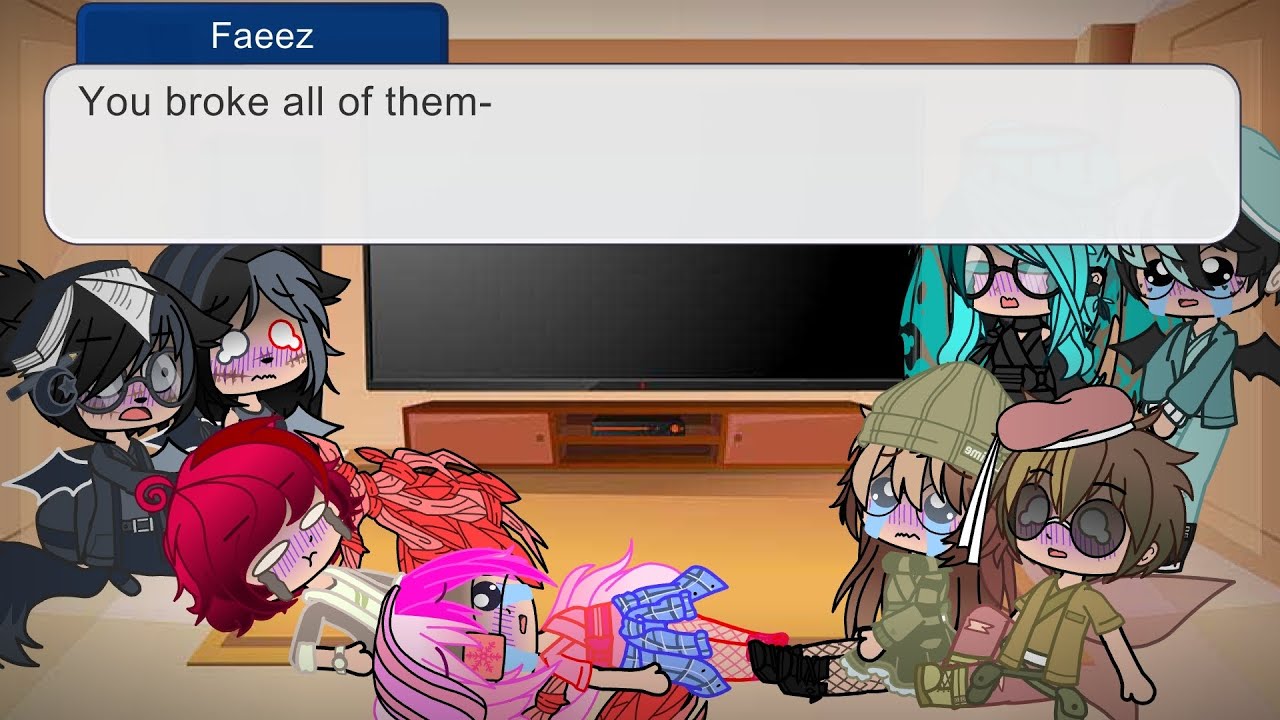 My OC's react to Collab Level but they are honestly party poopers ;3;