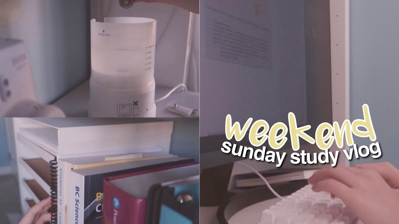 productive weekend study vlog 🥑 5am to 10pm routine
