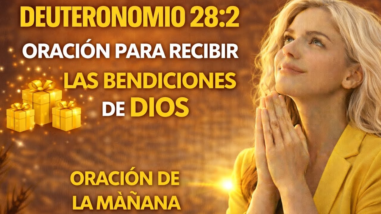Oración poderosa para recibir todas las bendiciones de Dios.