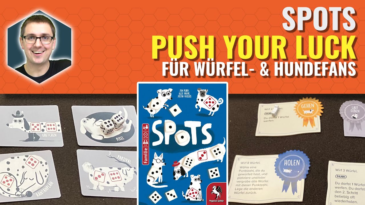 SPOTS - Ein variantenreiches Push Your Luck Spiel für die ganze Familie