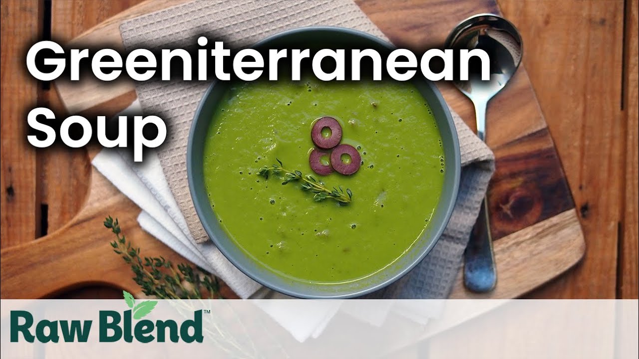 How to make Hot Soup (Greeniterranean Recipe) in a Vitamix Blender | Video