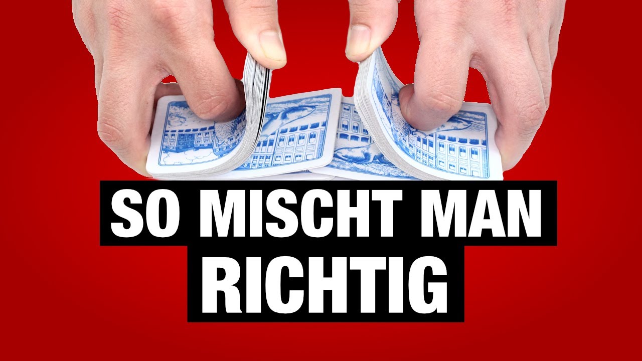 Karten mischen einfach erkl&auml;rt