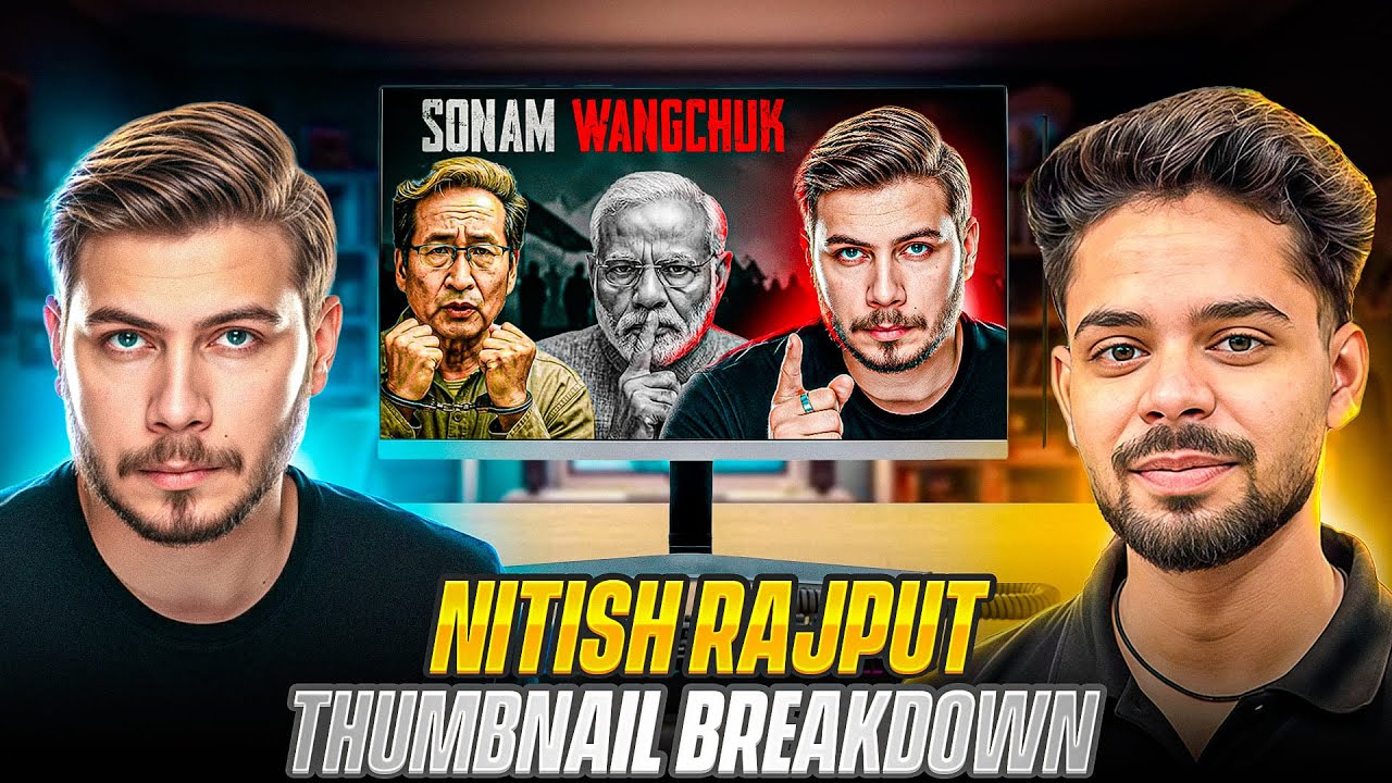Nitish Rajput Style Thumbnail Tutorial | Glow Effect Explained