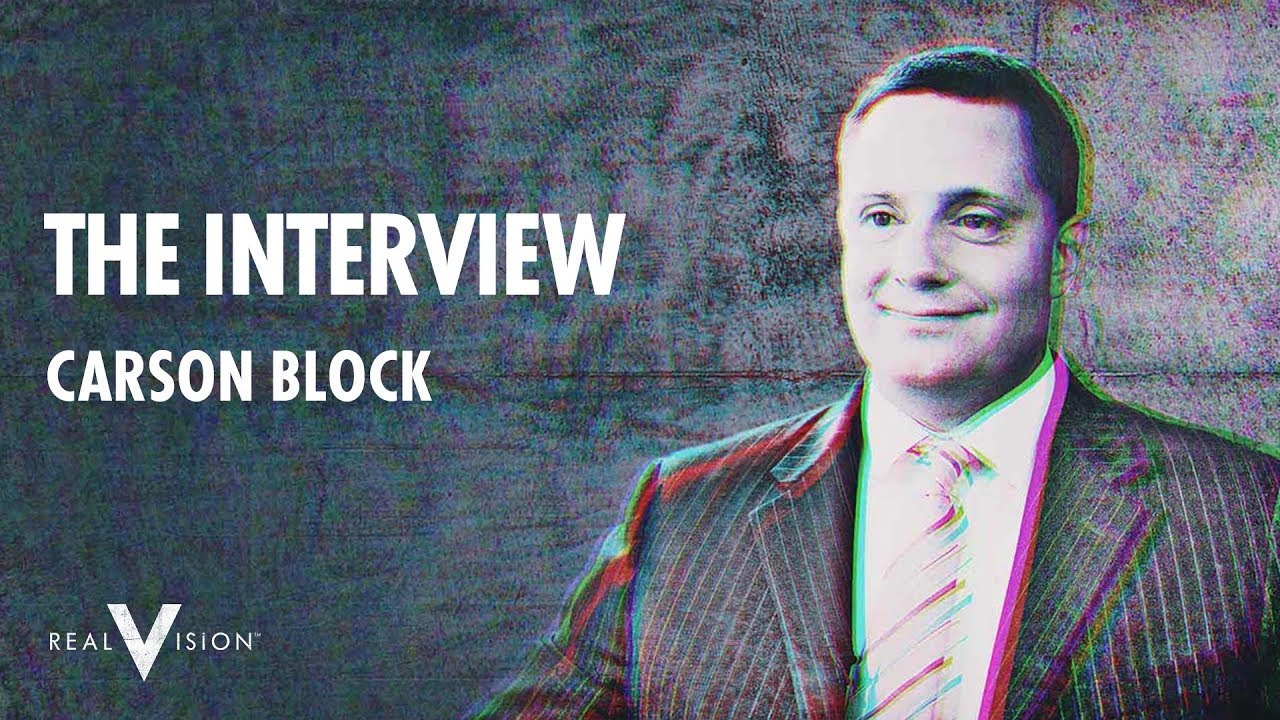 Carson Block: Finding The Frauds | Interview | Real Vision&trade;