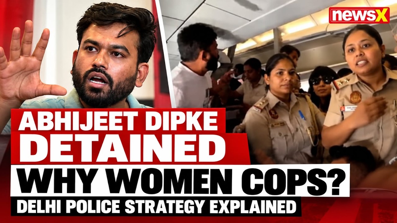 Abhijeet Dipke Detained: Why Delhi Police Deploy Women Cops? Secret Strategy Explained | CJP Protest