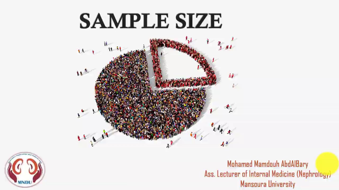 How to calculate Sample Size إزاي تحسب العينة الإحصائية